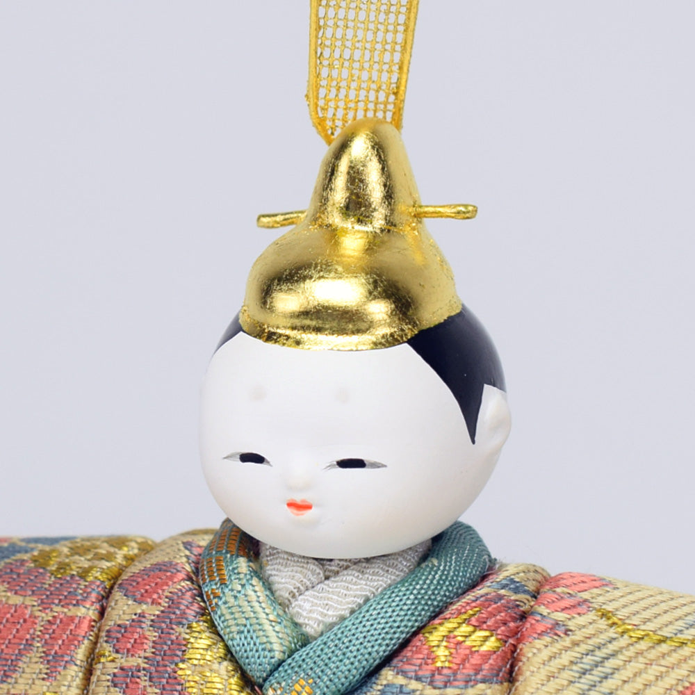 江戸木目込人形 伝統的工芸品 「珠玉」親王二人飾り 【ご購入特典付き】