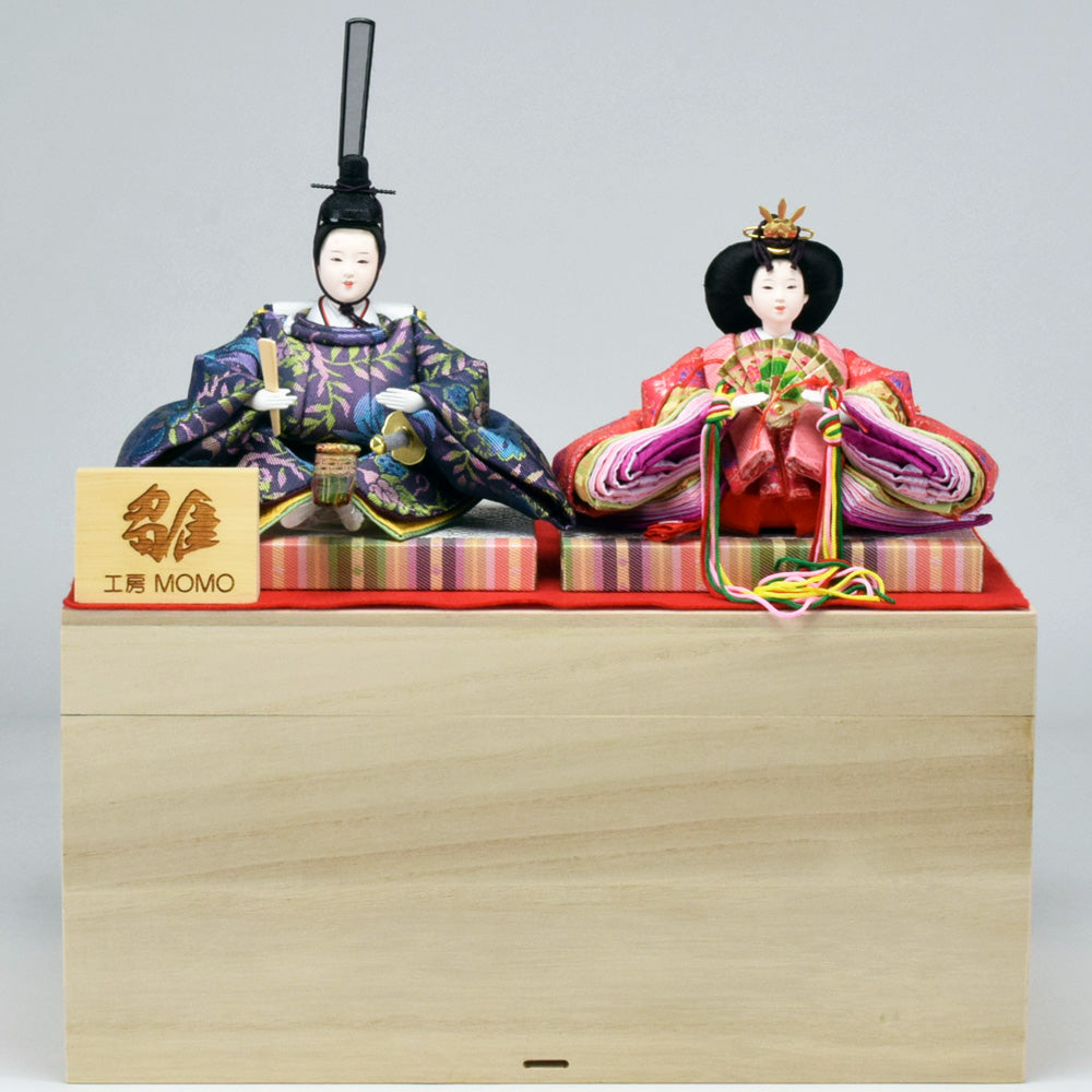 「柳三寸親王」 箱飾り (Y-1520)