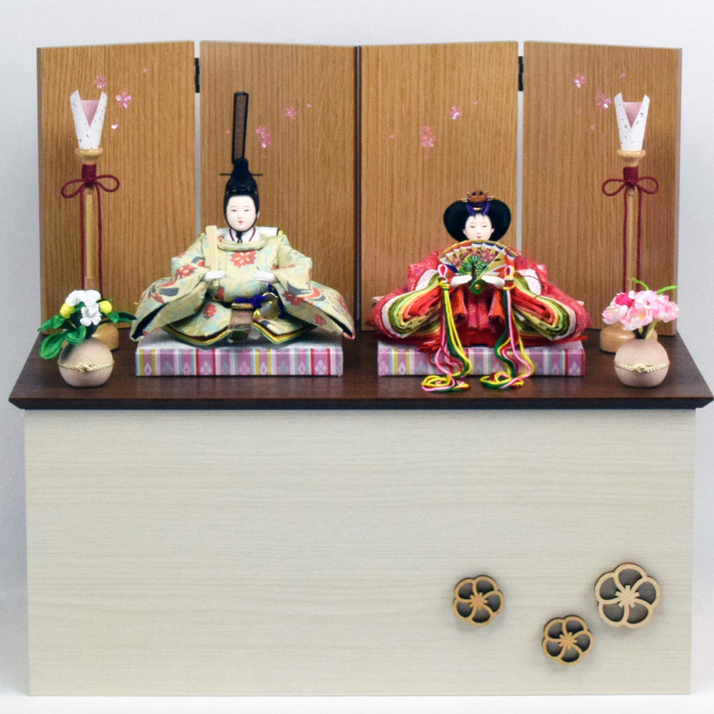 「花香-2」 Hanaka 収納飾り 親王飾り (1726) 【ご購入特典付き】