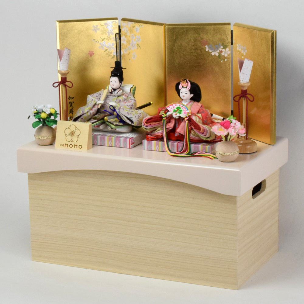 「きらきら」 Kirakira 収納飾り 親王飾り (1052) 【ご購入特典付き】