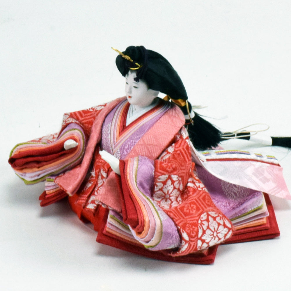 「八重桜」Yezakura 収納飾り 親王官女五人飾り（8219/1317） 【ご購入特典付き】